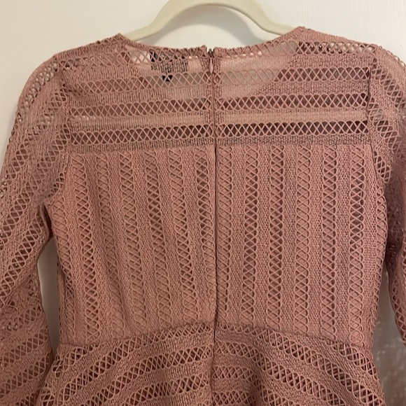 Bardot Juniors “Tweens Collins Frill Dress” in Peach Pink - Picture 5 of 8